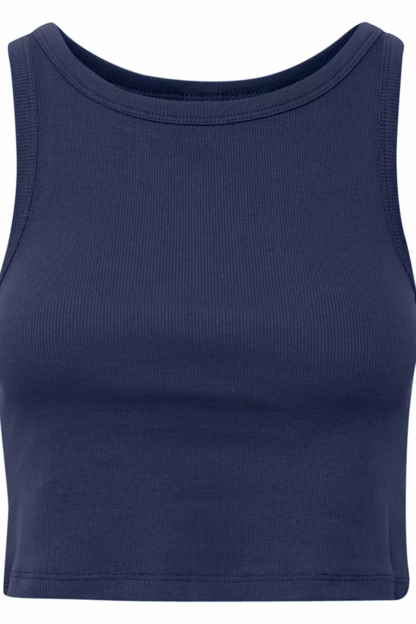 Gestuz Topper & T-Shirts>Drewgz Crop Top Mood Indigo
